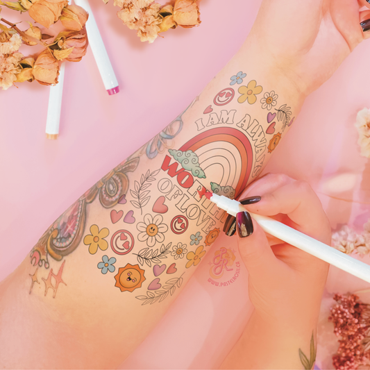 I’m Always Worthy of Love Temporary Tattoo