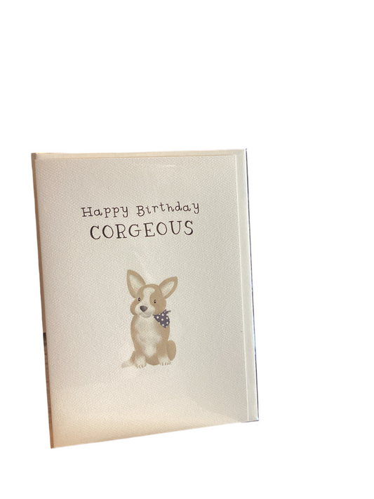 Happy Birthday Corgeous - Greeting Card