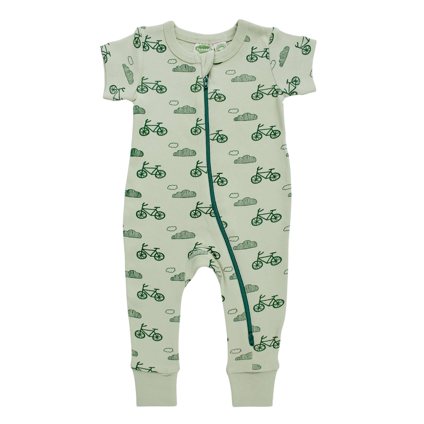 Signature Print '2-Way' Zip Romper - Short Sleeve: Watermelons / 0-3 Months