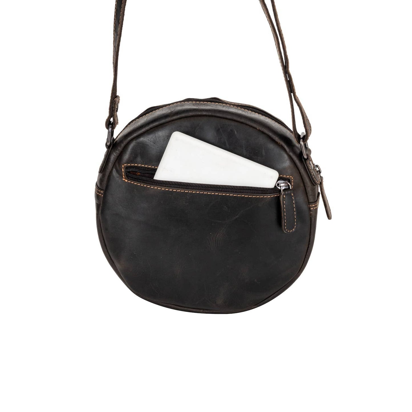 Leather Shoulder Bag - Sandy