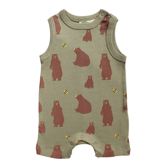 Tank Rompers - Signature Prints: Bears / 6-12 Months