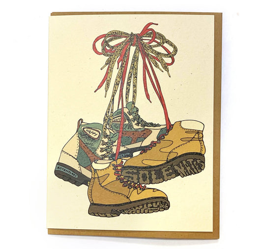 Sole Mates Hiking Boots Card