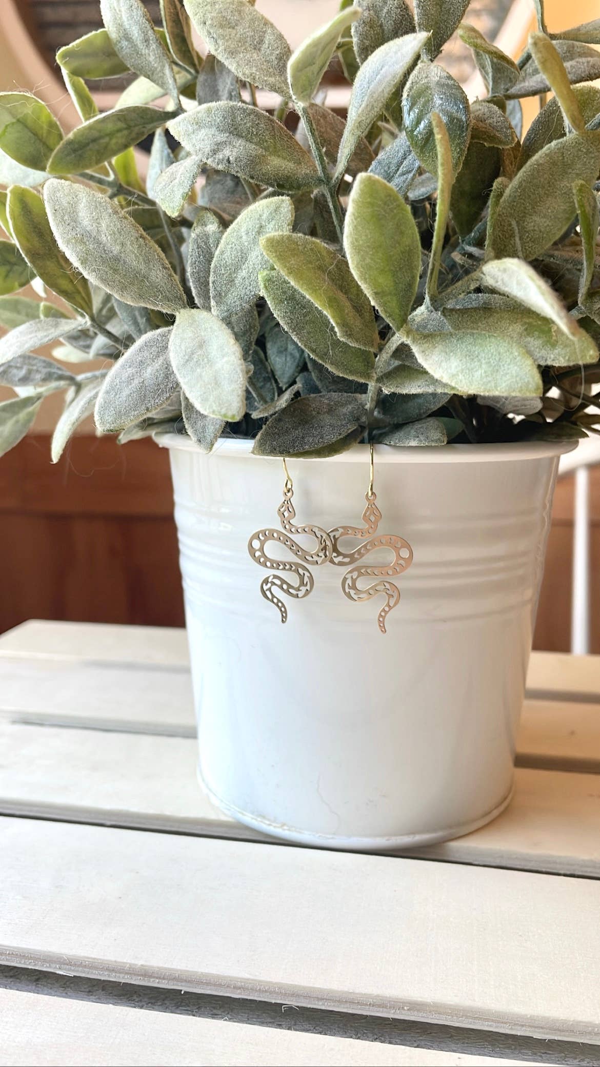 Brass Moon Phase Snake