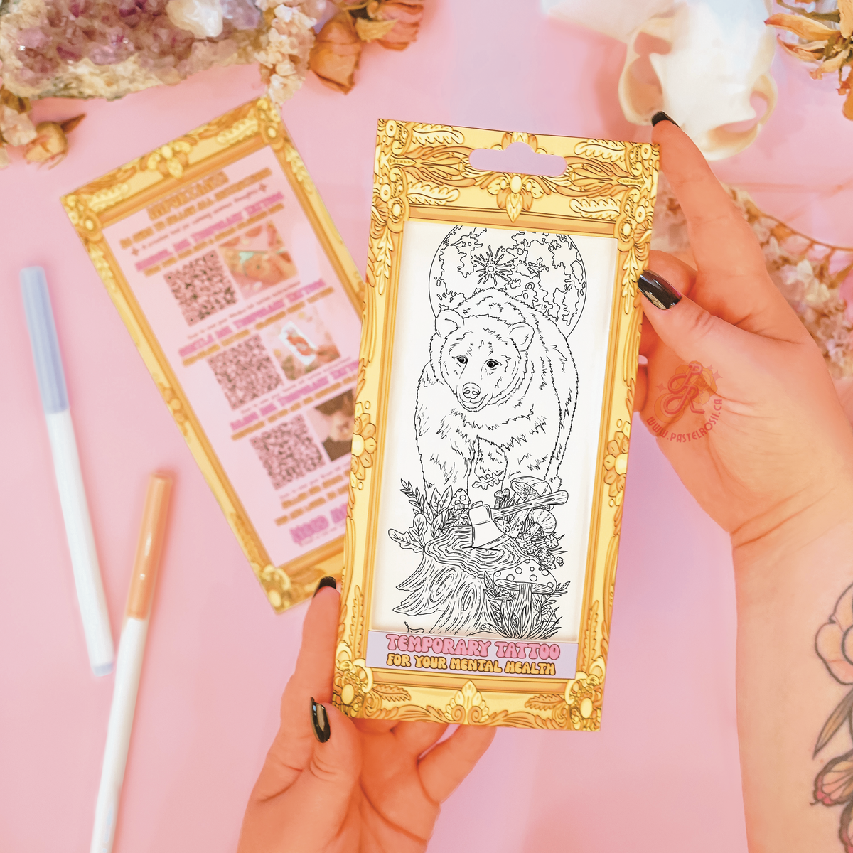 Grizzly Dreams Temporary Tattoo