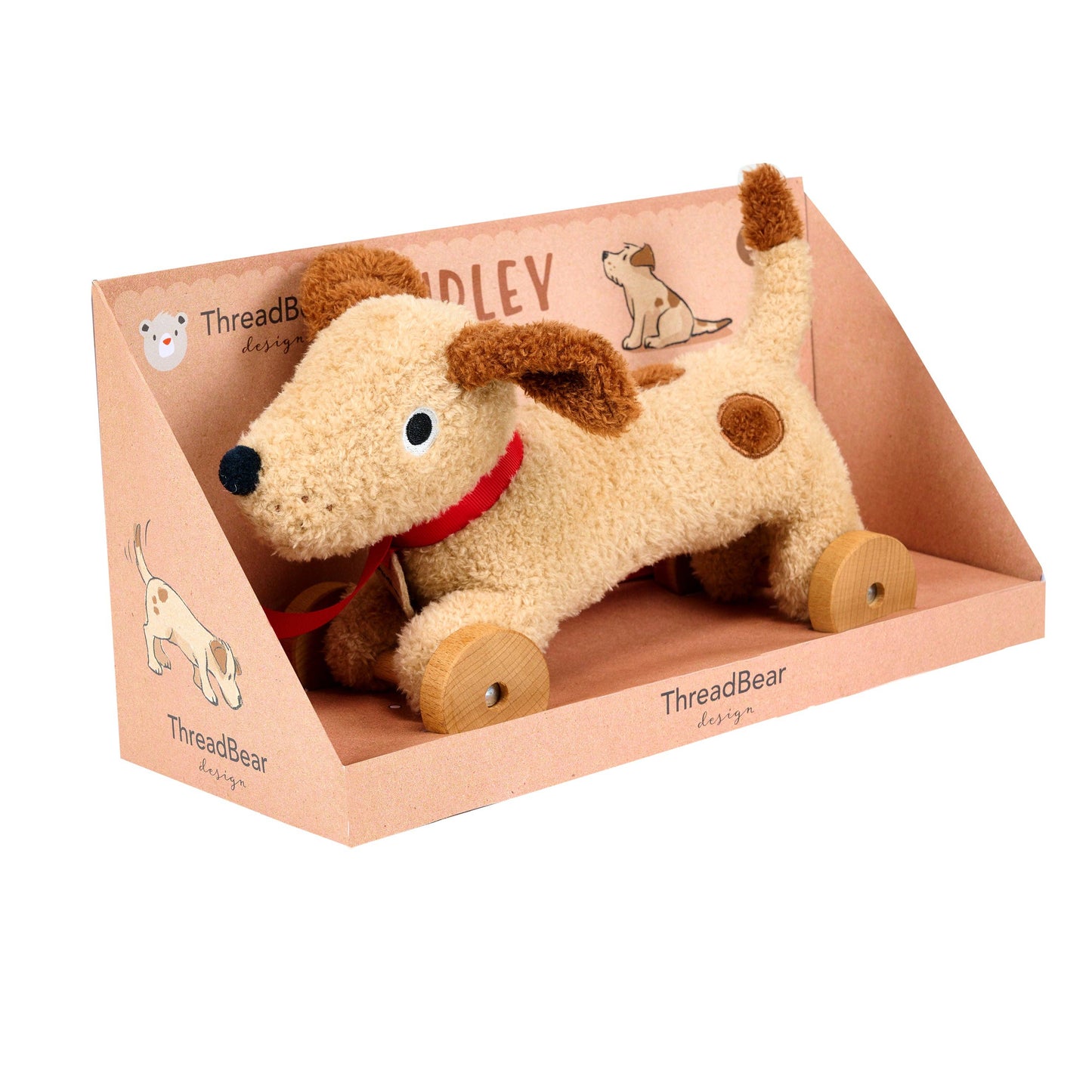 ThreadBear Design | Dudley Pull Along Dog