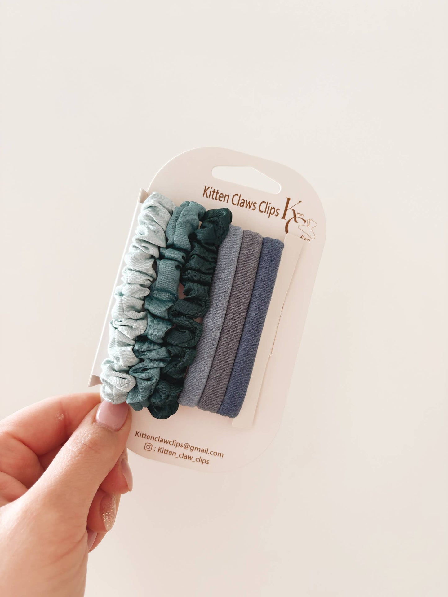 Damage Free Hair Ties: Greys