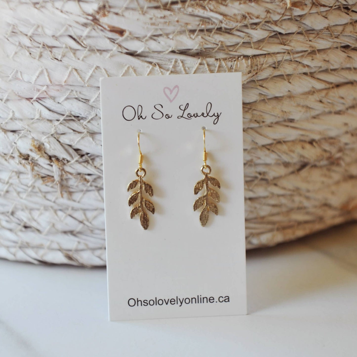 Della Leaf Earrings 