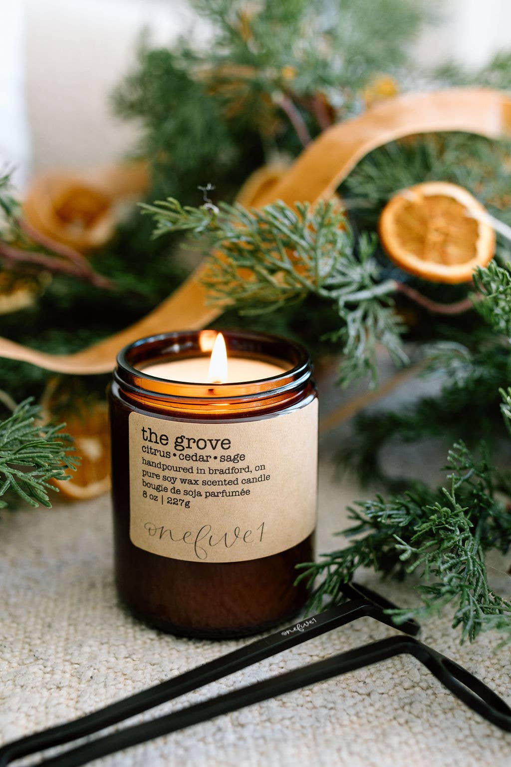 The grove - soy wax candle SPRING FRESH CITRUS