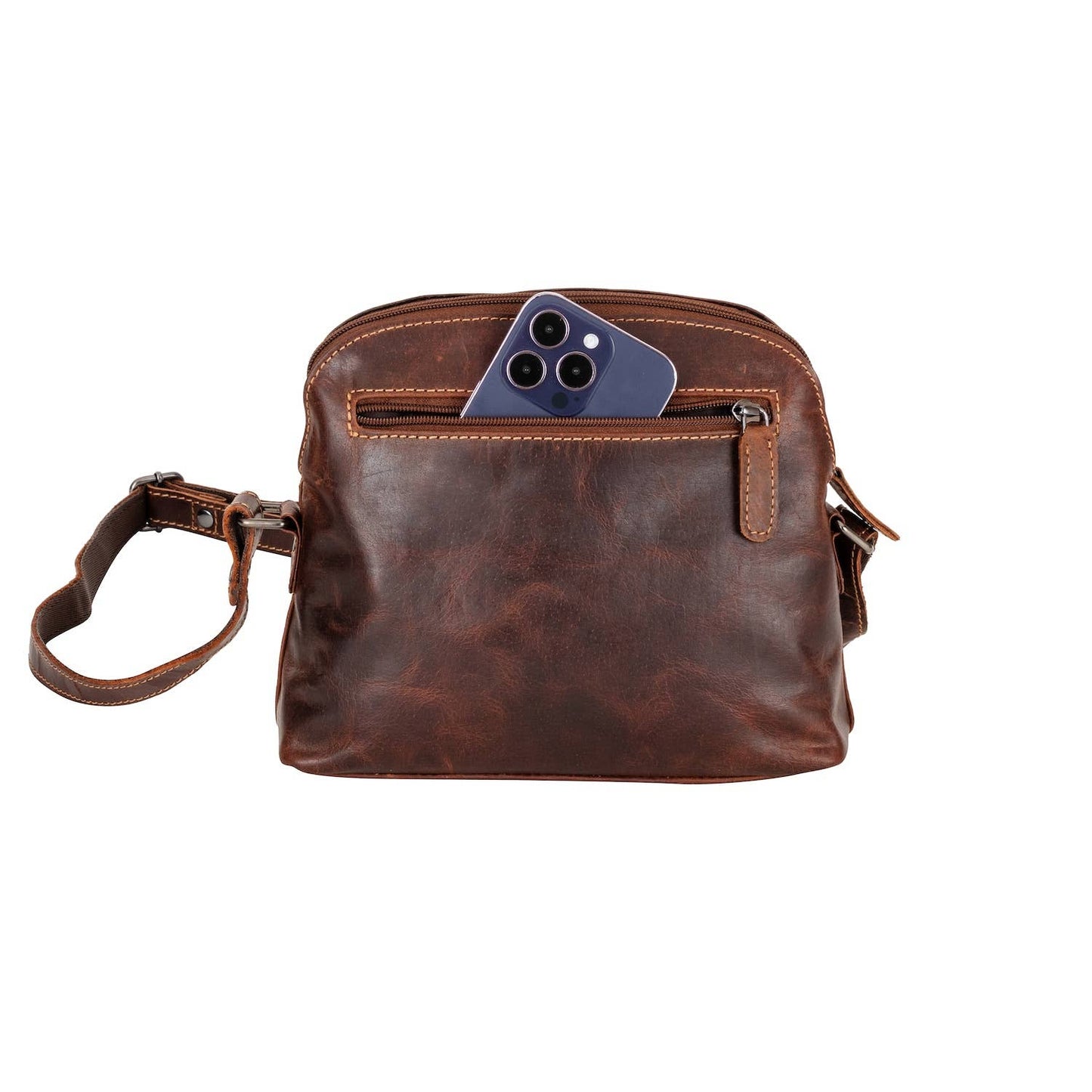 Leather Shoulder Bag - Honey