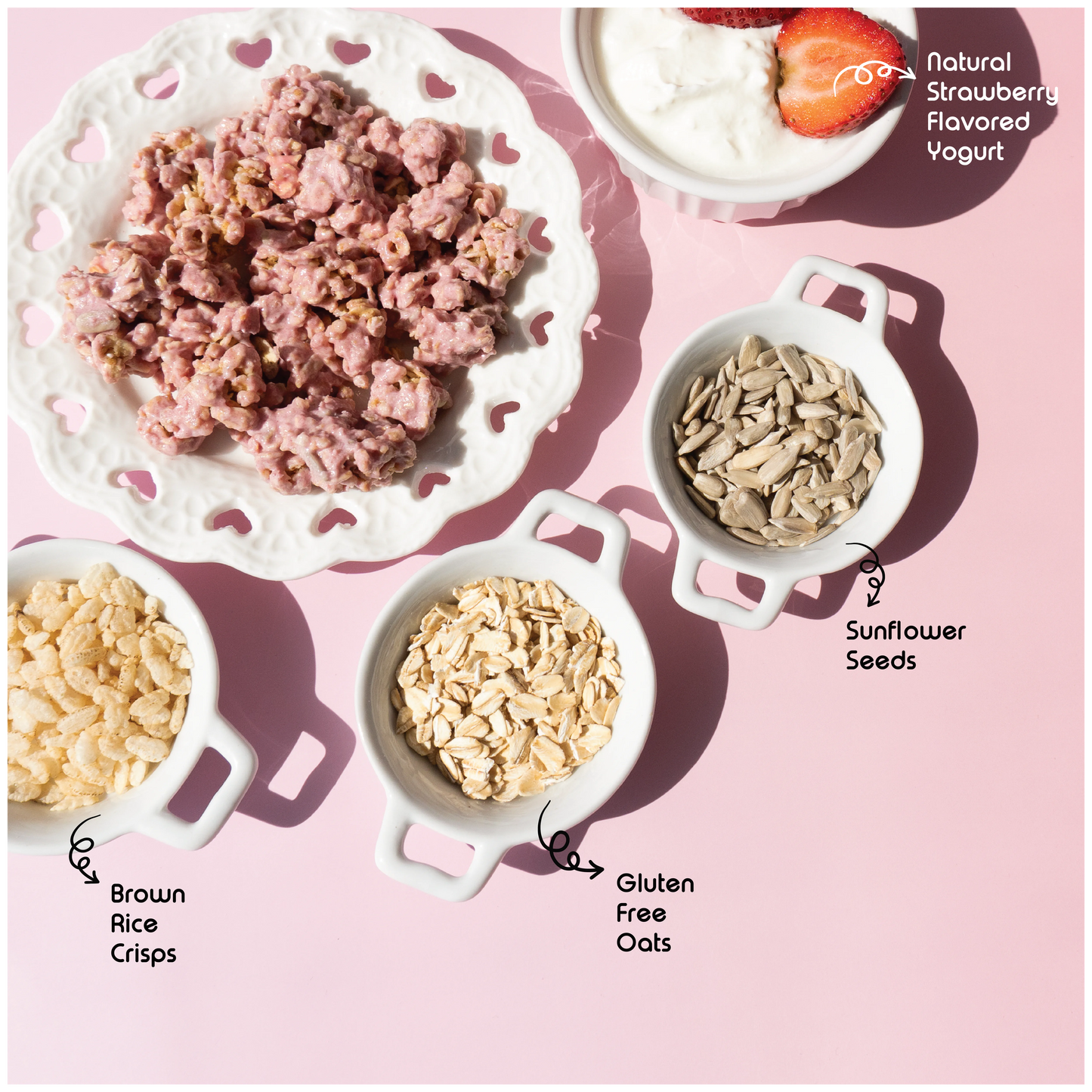 Strawberry Splash - Yogurt Cluster (100g)