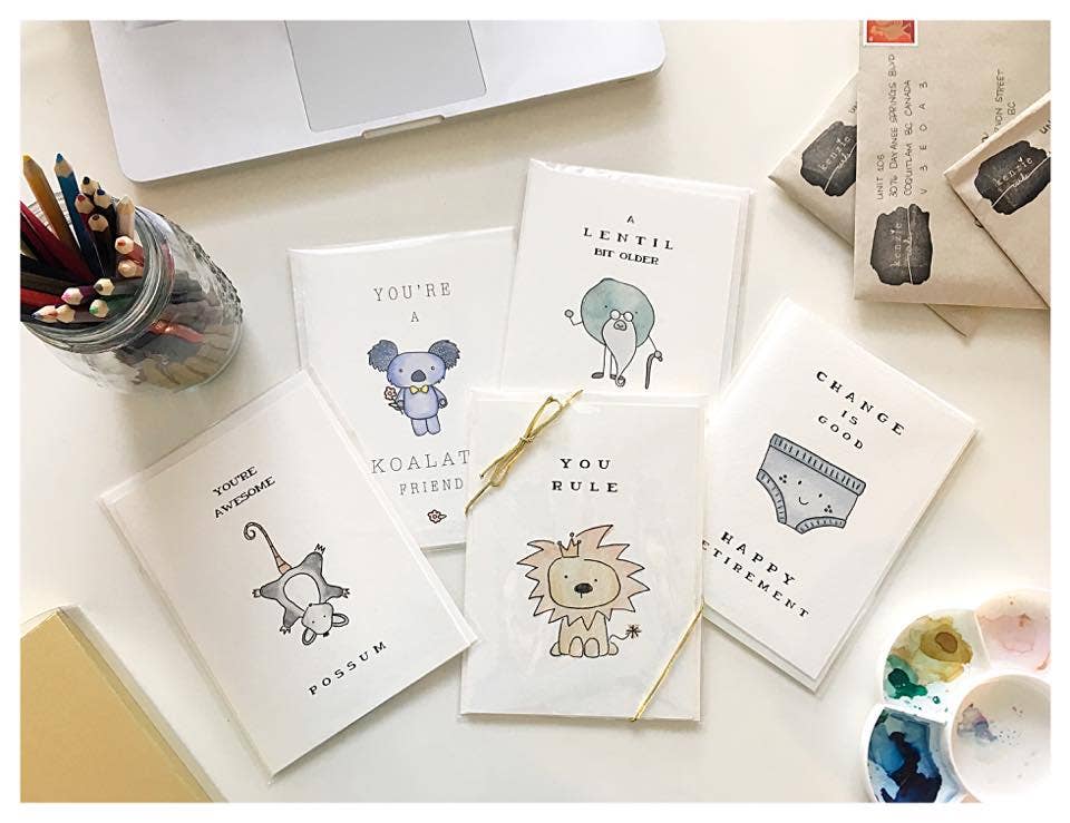 Birthday – “A Lentil Bit Older, A Lentil Bit Wiser” Card