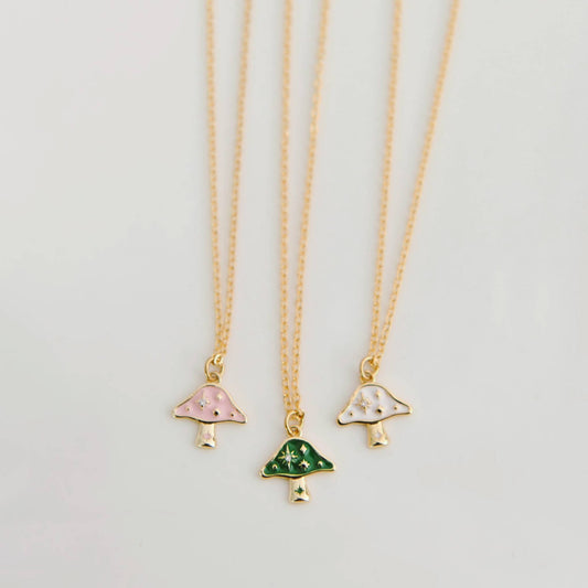 Field Mushroom Necklace 