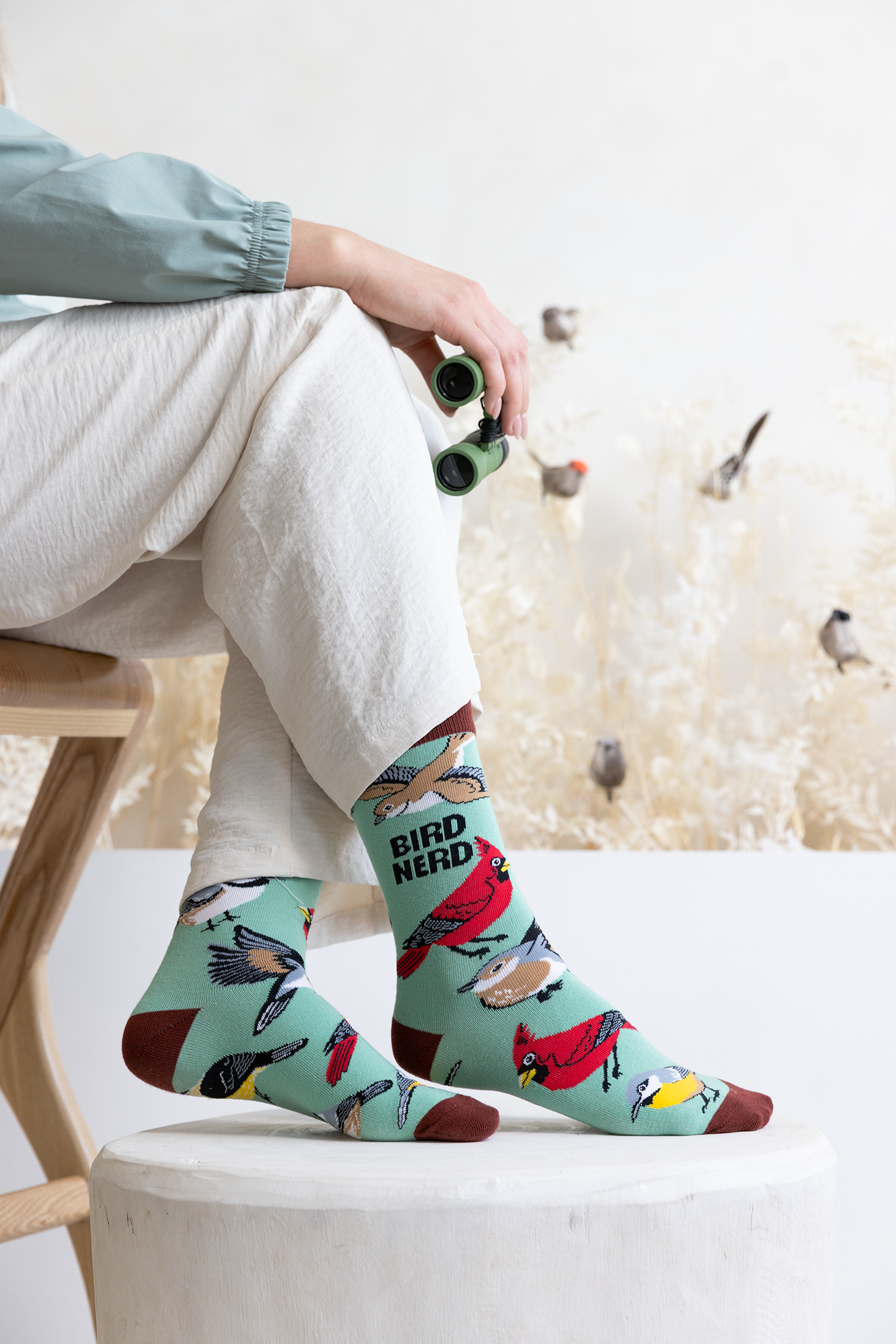 Bird Nerd Socks - S/M (Women)