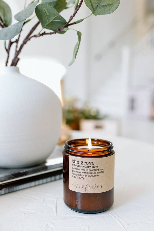 The grove - soy wax candle SPRING FRESH CITRUS