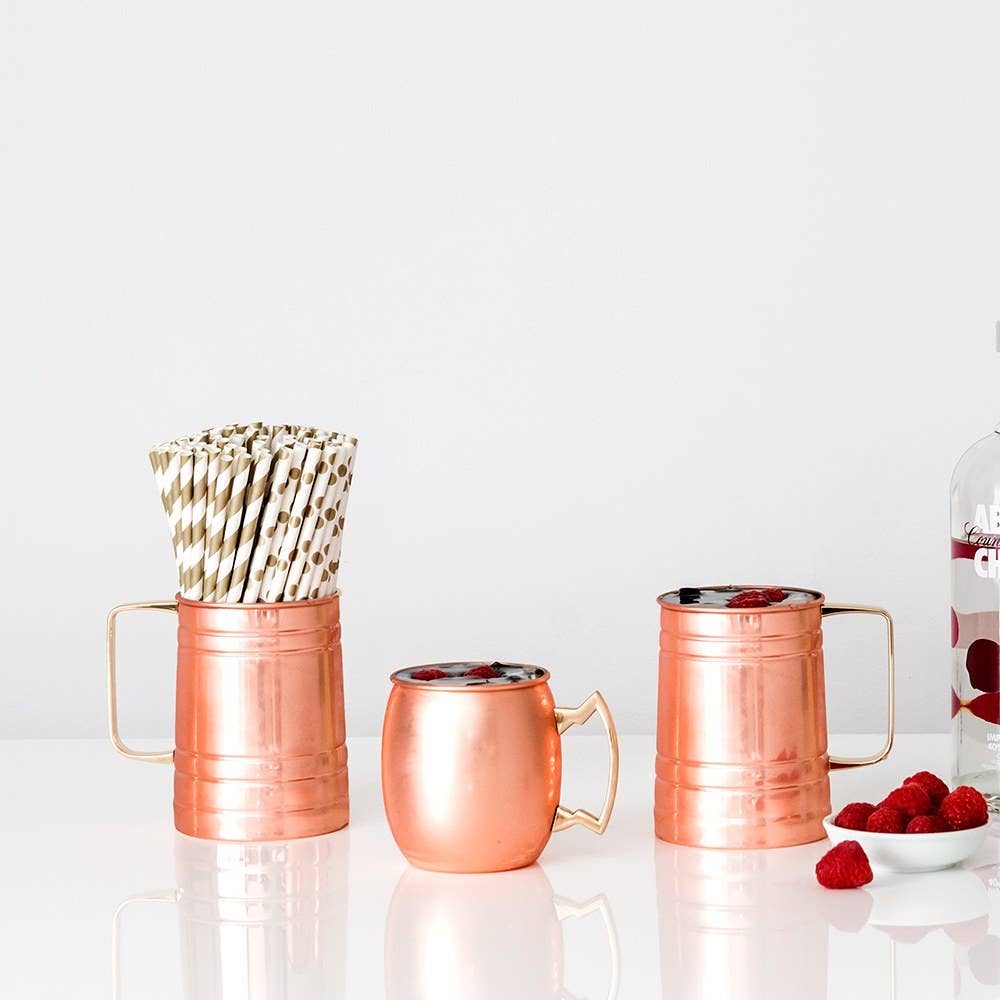 Plain Copper Moscow Mule Drinking Mug