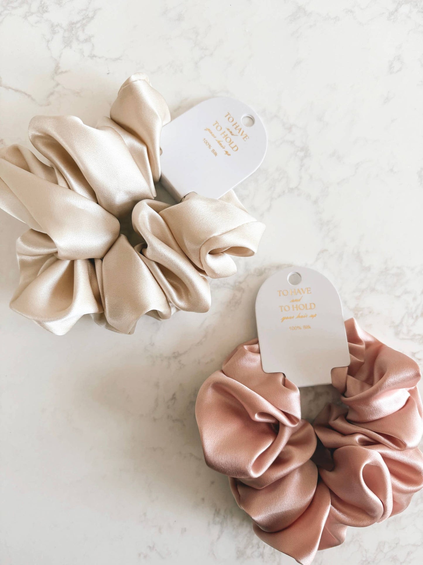 Bridal Gifts: 100% Mulberry Silk Scrunchies