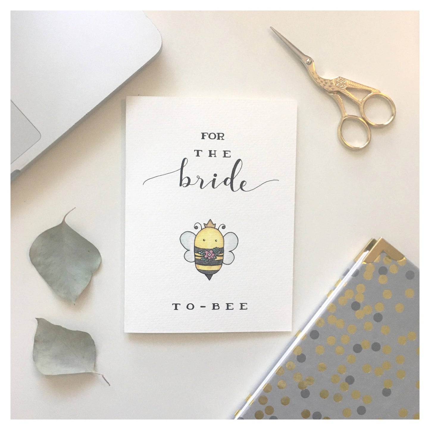 Wedding – Punny “Bride-to-Bee” Greeting Card