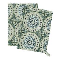 Mirabel Block Print Tea Towels set of 2