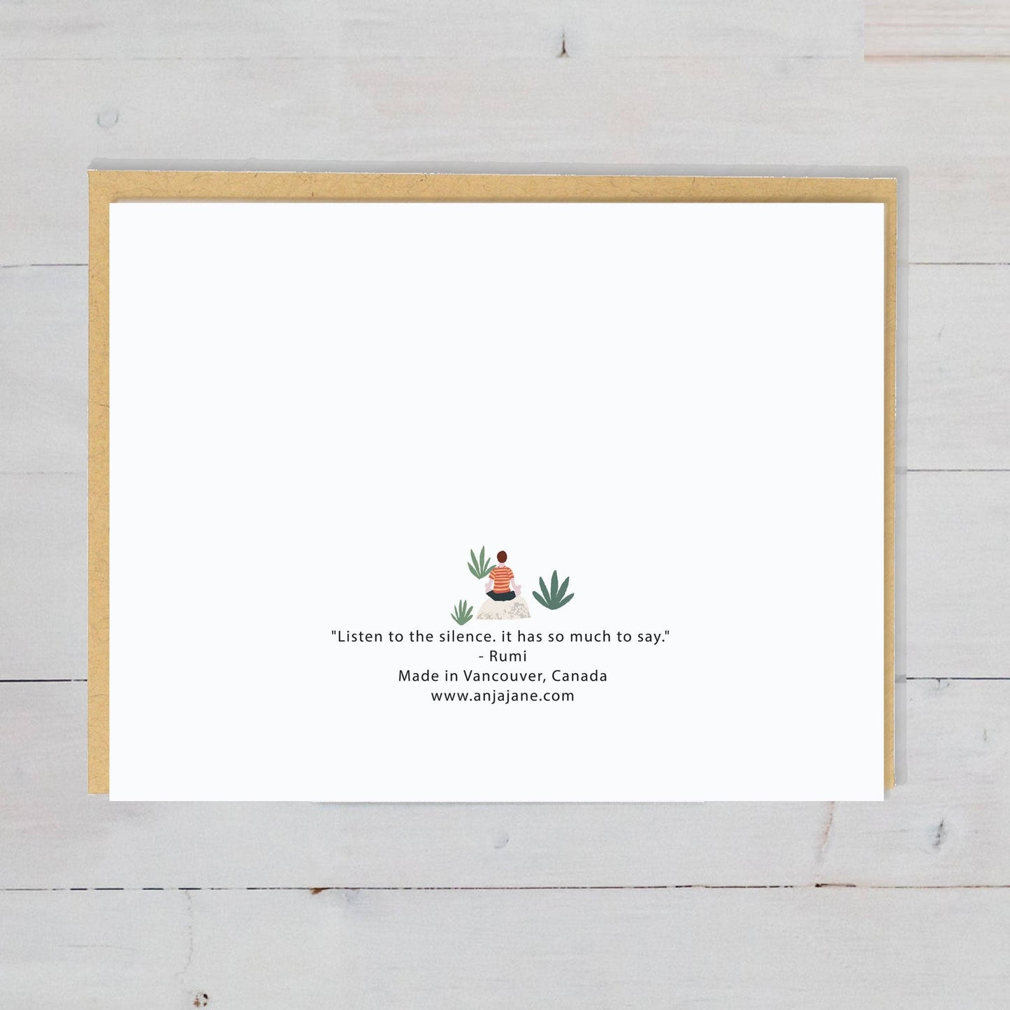 Listen to the Silence Greeting Card