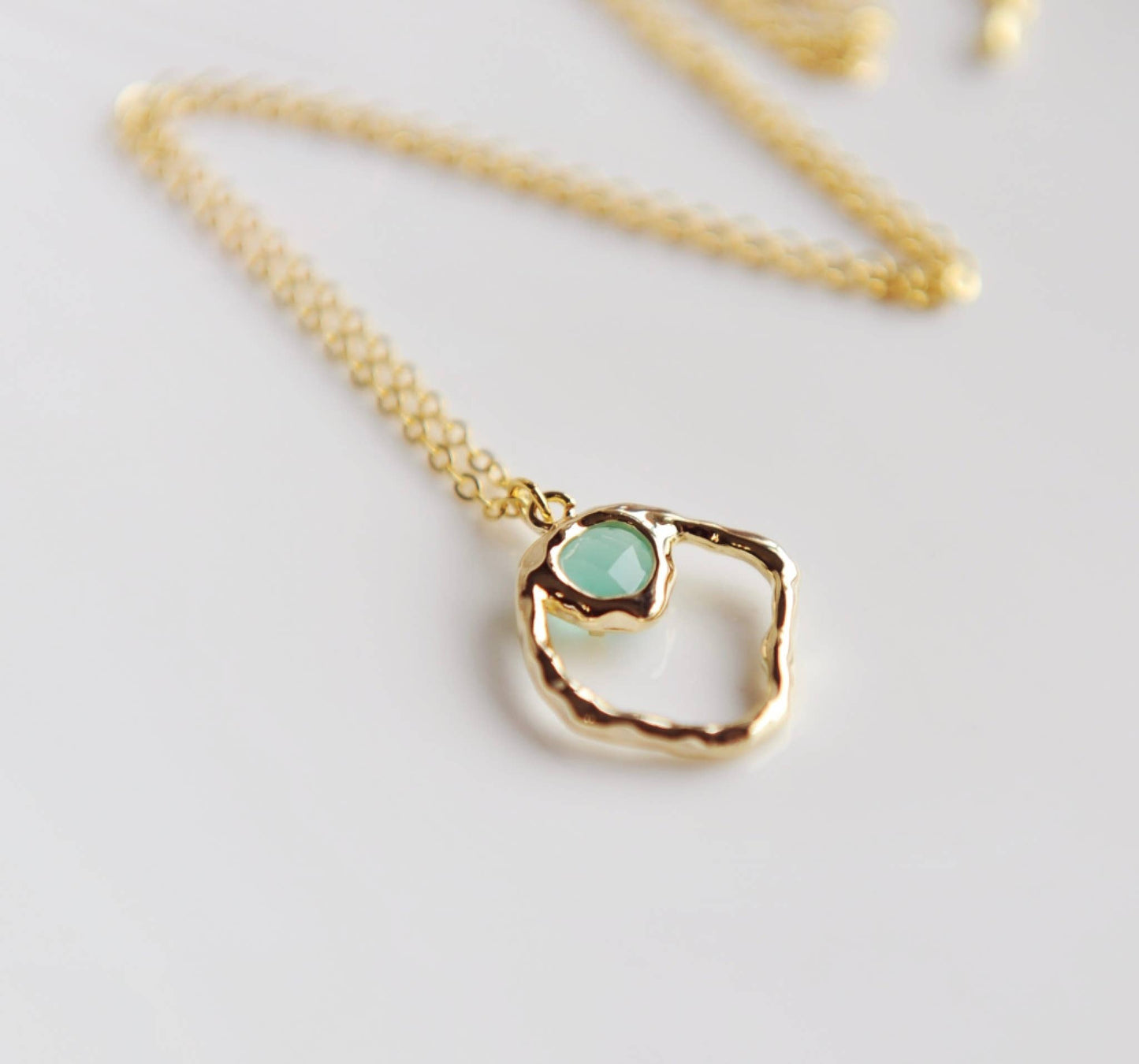 Jayla 18" Gold Plated Pendant Necklace