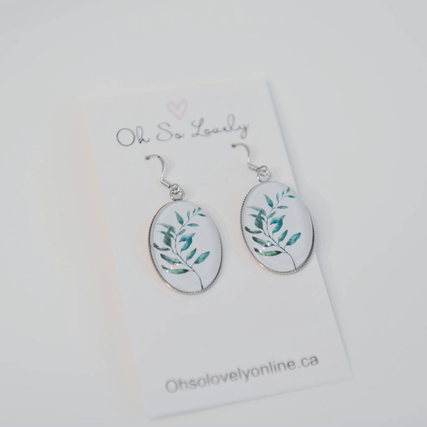 Serene Botanical Drop Earrings 