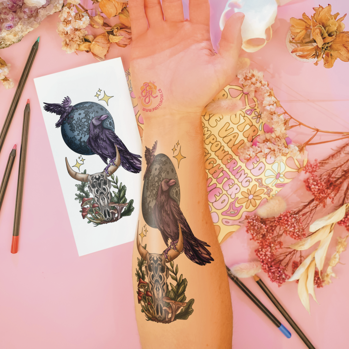 Forgotten Remnants Temporary Tattoo