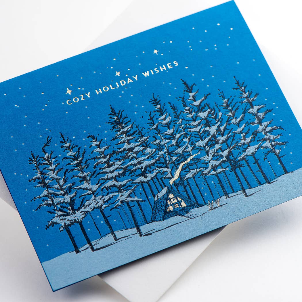 Holiday Cozy A-Frame Card