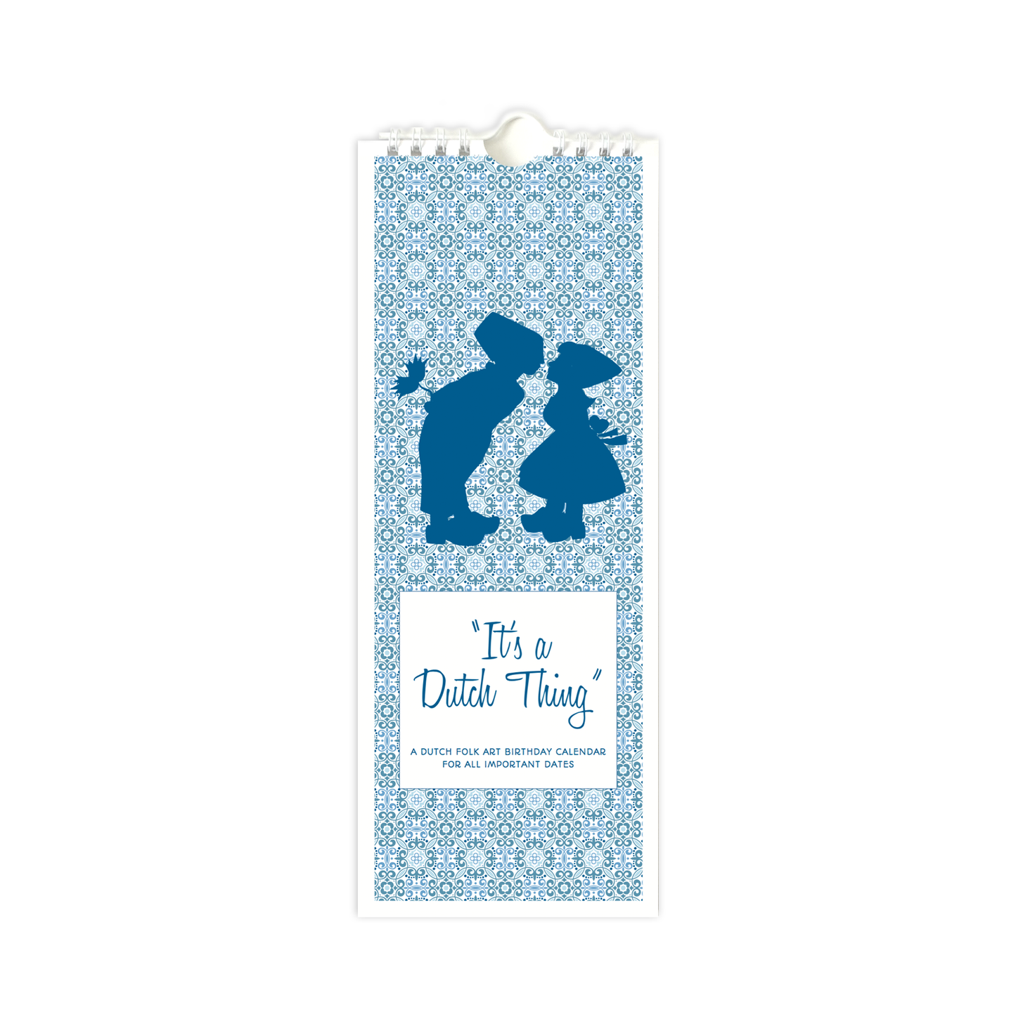 Dutch Folk Art Birthday Perpetual Celebration Calendar