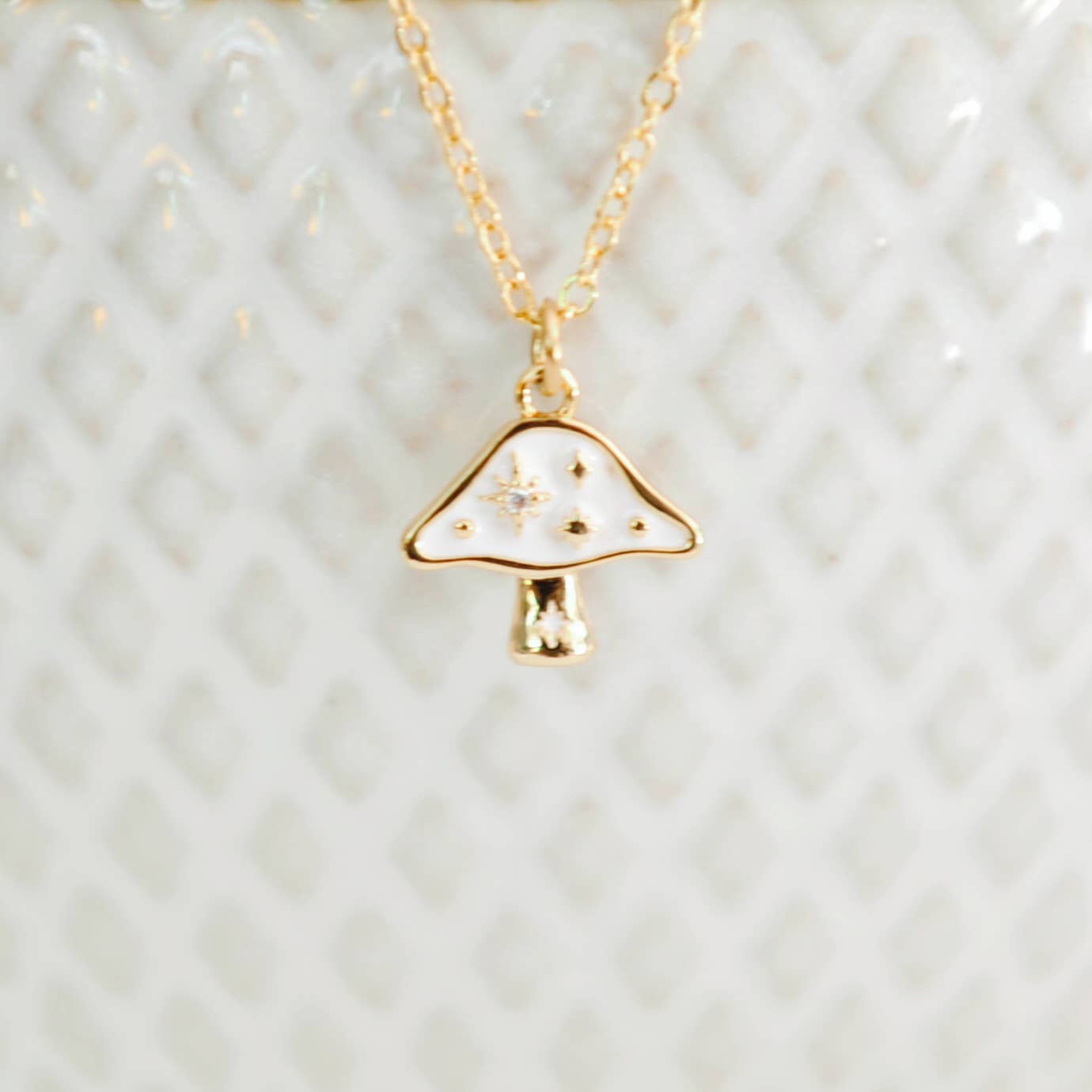 Field Mushroom Necklace 