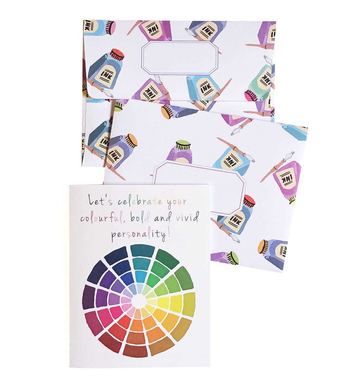 Happy Birthday Colour Wheel Card – Colorful, Eco-Friendly
