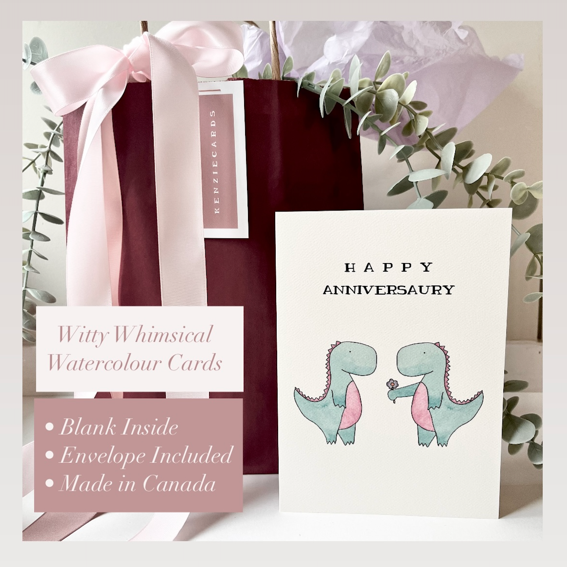 Anniversary – “Partner In Crime”  Punny Raccoon Card