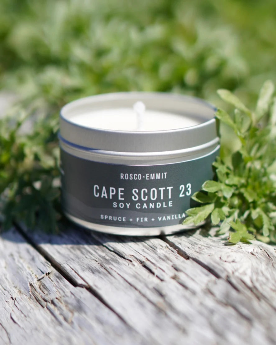 Cape Scott 23 4 oz Soy Candle