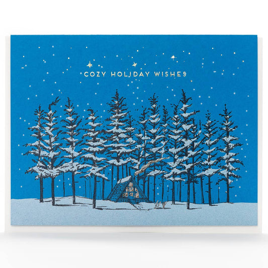 Holiday Cozy A-Frame Card
