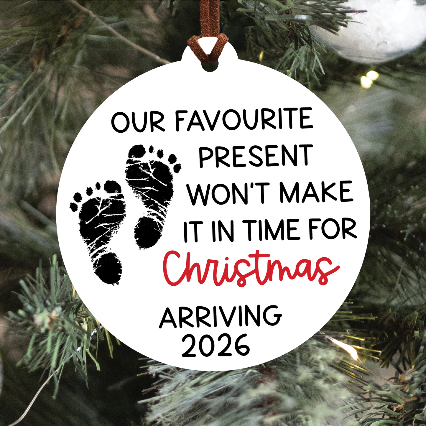 Expecting Parent Christmas Ornament