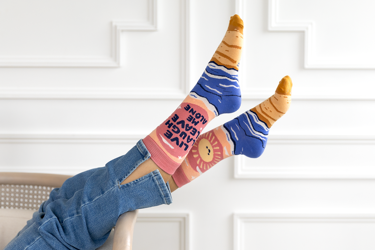 Live, Laugh, Leave Socks - S/M (Women)