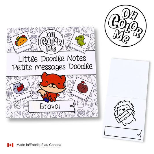 Little Doodle Notes, 4"x4", Lunch Notes