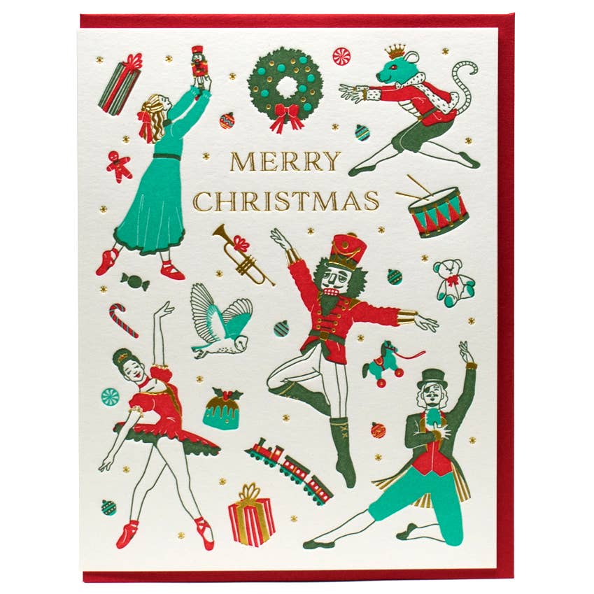 Merry Christmas Nutcracker Card