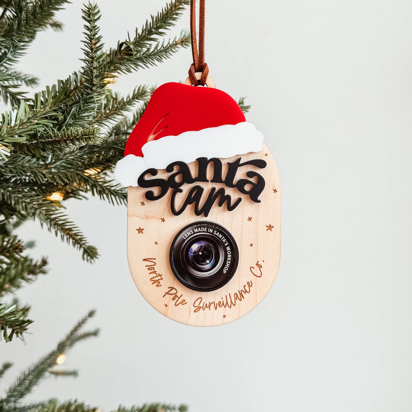 Santa Cam Christmas Ornament
