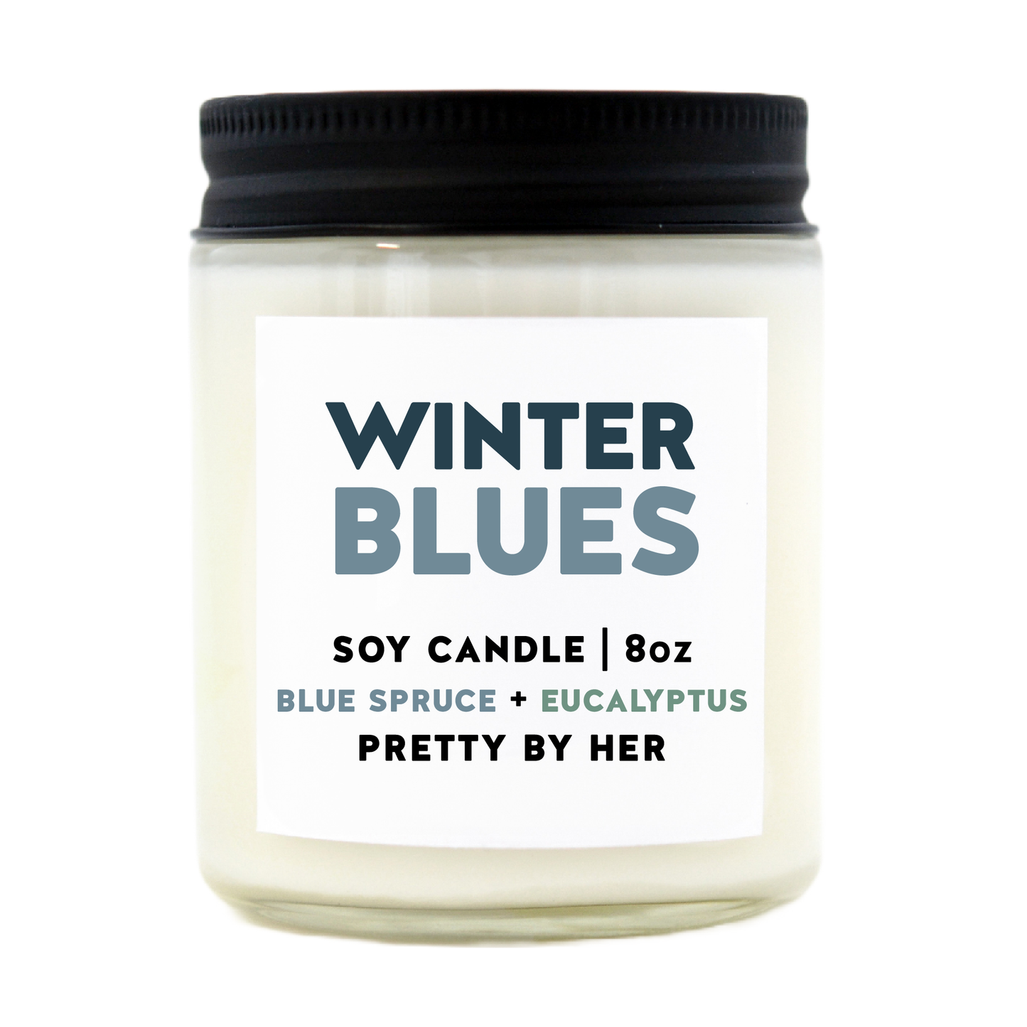 Winter Blues Candle | Funny Winter Candle