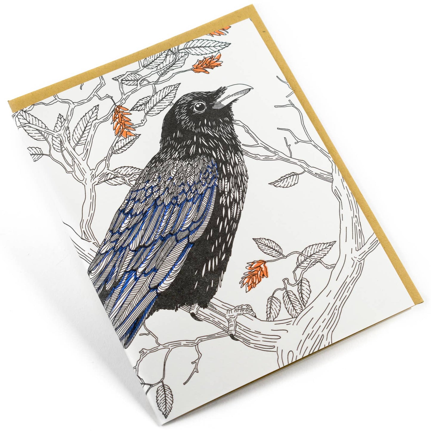 Common Raven Card - West Coast Birds