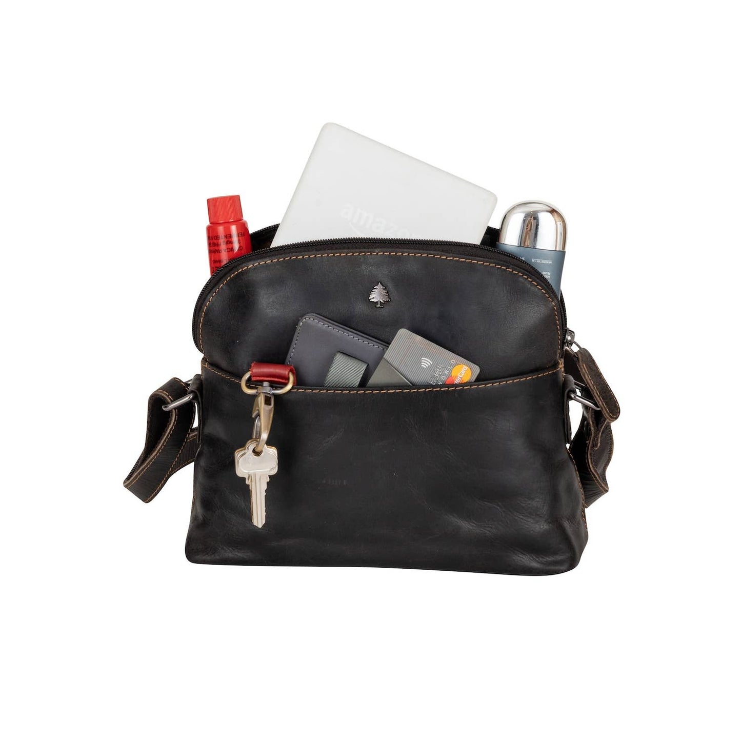 Leather Shoulder Bag - Honey