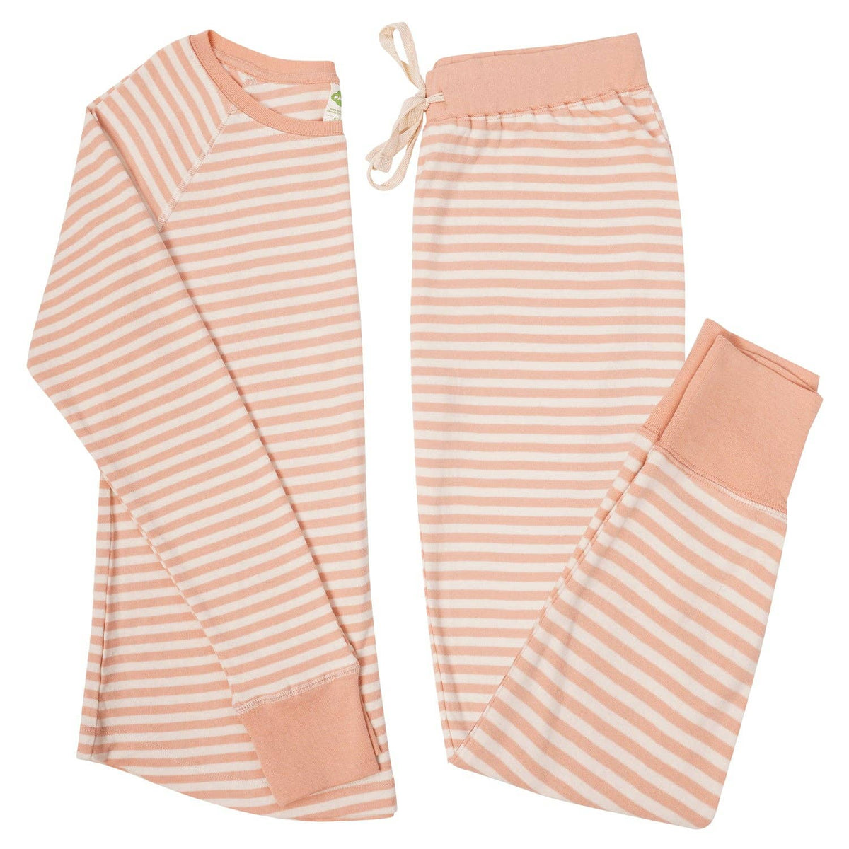 Organic Women's Pajama Set - Striped