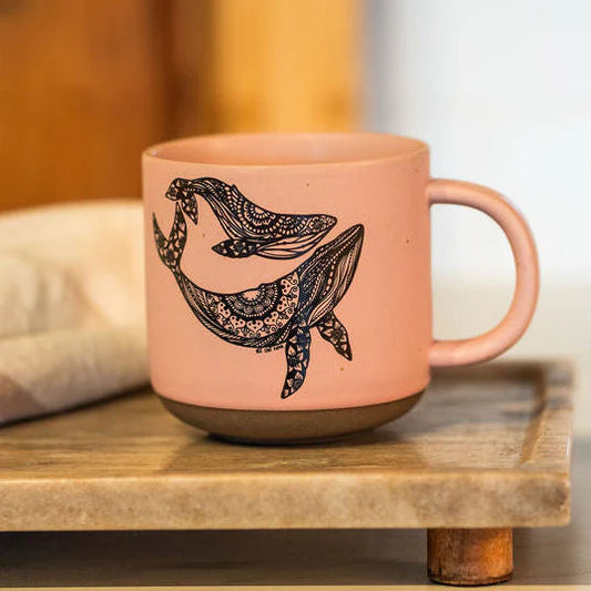 Ceramic Hand Drawn Mug - Baby and Bubs