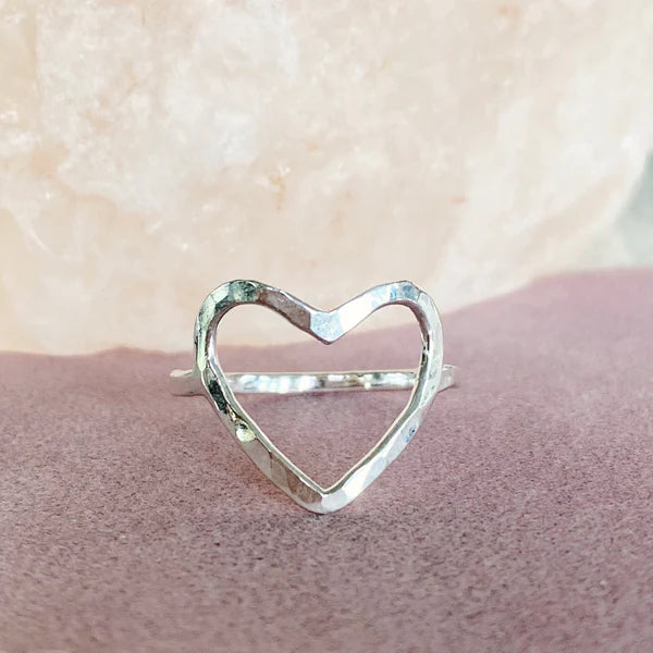 Heart Ring Silver