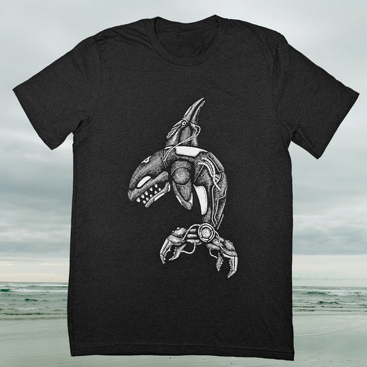 Cyber Orca Design Unisex T-shirt