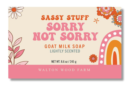 Sorry not Sorry goat milk soap