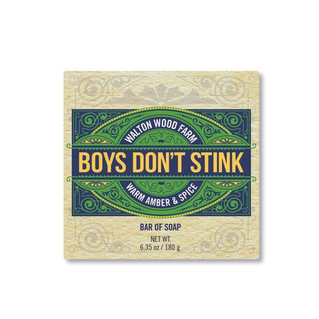 Boys Don't Stink warm amber & Spice