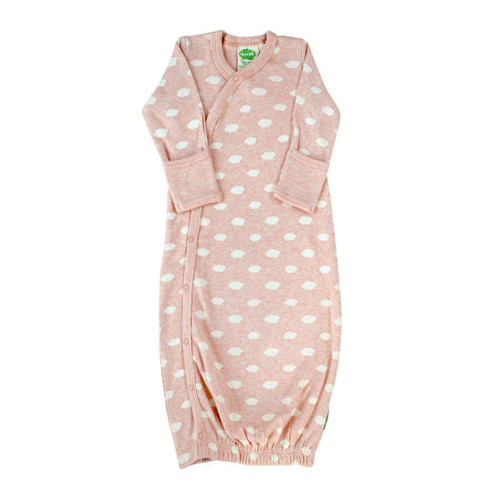 Baby Organic Gown - Clouds/Pink - Parade