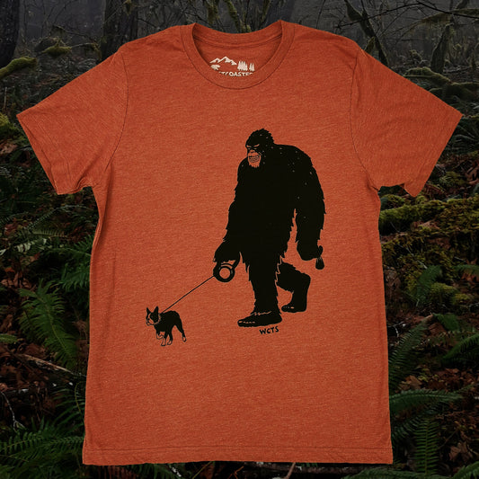 Walking the dog unisex T-shirt