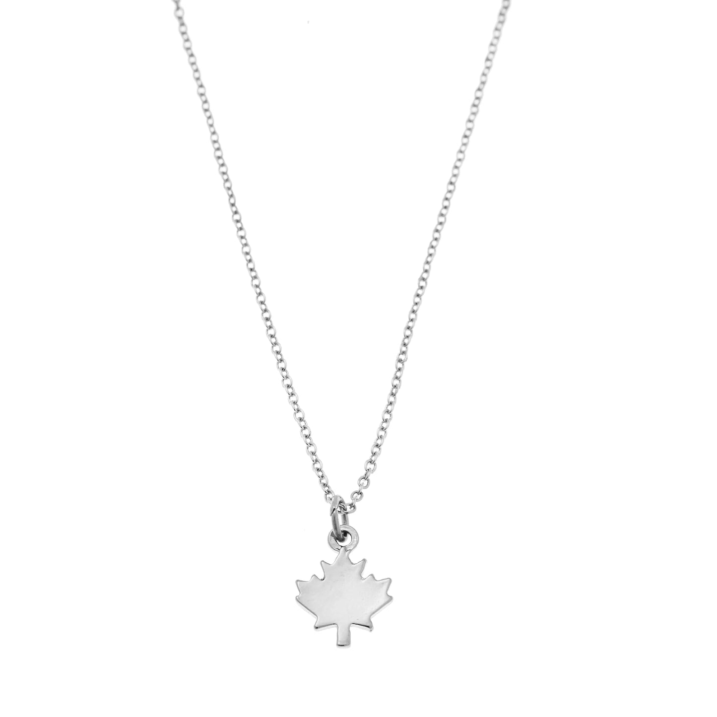 Maple Leaf Pendent Necklace- GOLD or SILVER